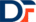 A minimalist, stylized “DF” logo featuring bold, clean typography. The letter “D” is white and the letter “F” is split into two parts: the top half is white and detached from the bottom, which is orange. The letters are arranged diagonally within a dark circular background, giving a sleek, modern feel. Designed to convey tech-forward branding with strong visual impact.